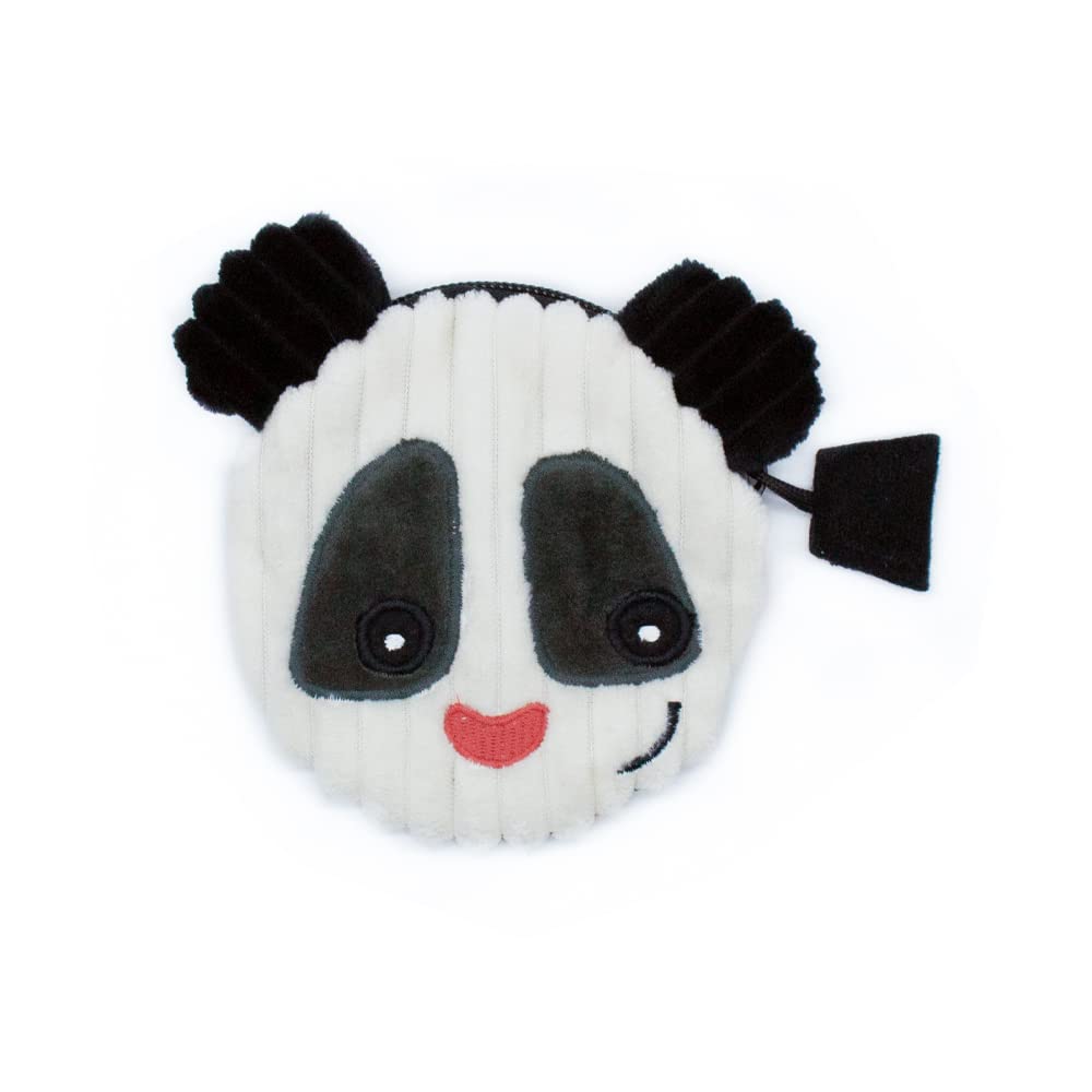 Les Déglingos Rototos The Panda Purse, soft plush corduroy