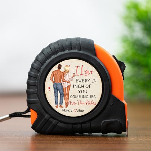 Cinta métrica personalizada con mensaje de amor 10 ft miniatura 1