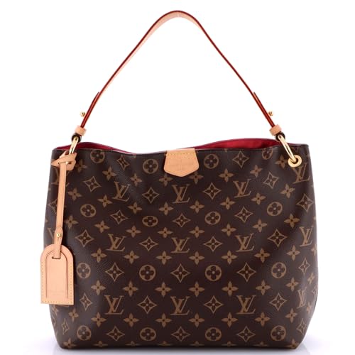 Louis Vuitton, Pre-Loved Graceful Handbag Monogram Canvas MM, Brown