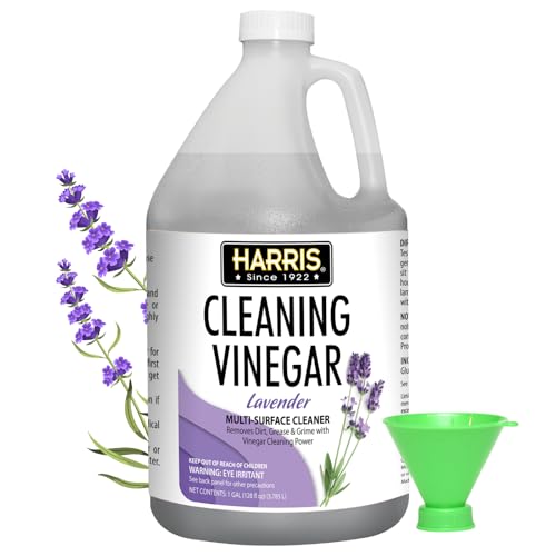 HARRIS Cleaning Vinegar All Purpose Household Surface Cleaner, 128oz (Lavender)