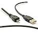 Produktbild m-one 1 m Micro USB Power Ladekabel für  Audio Technica ath-sr5bt  Bluetooth Wireless Kopfhörer/Headset