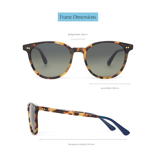 Image of TOMS womens Bellini Round Sunglasses