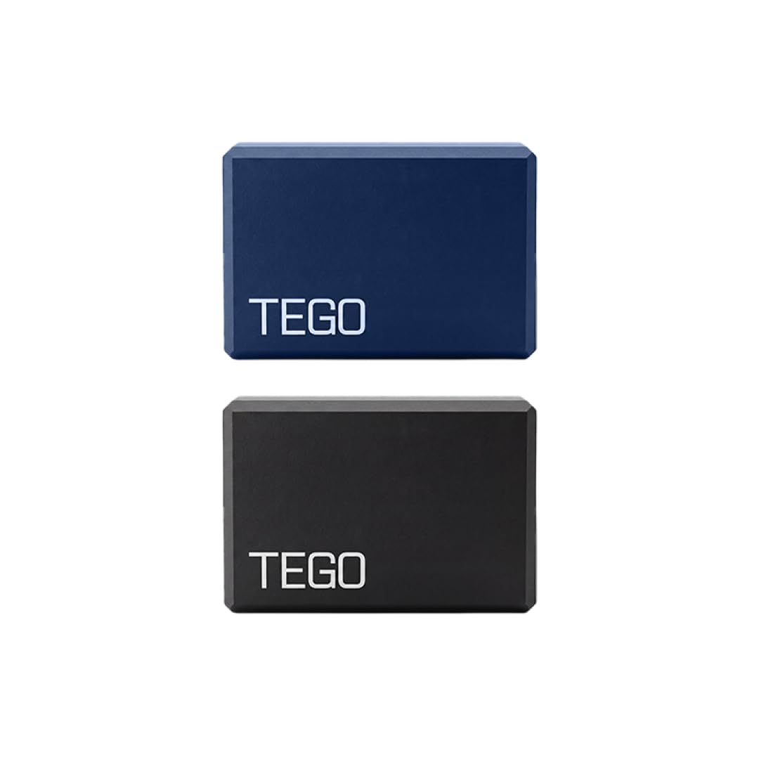 TEGO Boost Yoga Block - Firm EVA - 3x6x9 Inches - Black Green - Accessory for Yoga and Pilates-image-11