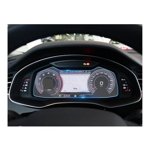 Écran de navigation GPS protégé sans reflets : verre trempé pour Q8 2018-2021 - 3
