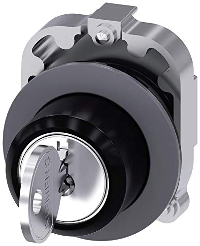 Interrupteur à clé Siemens 3SU10604LL110AA0 IP69K pour panneau