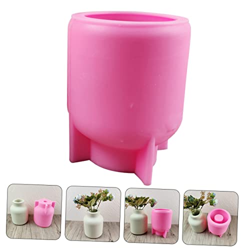 Moule silicone vase rond facile à démouler et réutilisable