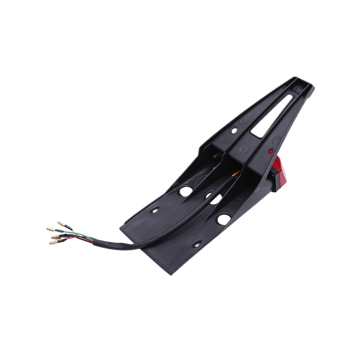 Moto luce freno stop Accessori Moto Fanale Posteriore Parafango Posteriore A LED 12V Per Moto Luce Targa Con Parafango Rosso
