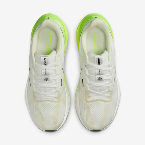 Nike Structure 25 Women's Road Running Shoes (DJ7884-111, Summit White/Volt/Coconut Milk/Black)4