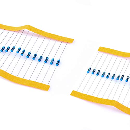 kuman 17 Values 1% Resistor Kit Assortment, 0 Ohm-1M Ohm (Pack of 525) with 5x7cm Solder Finished Prototype PCB Circuit Board Breadboard for Arduino Rasbperry pi 3 2 1 Model B B+ A DIY K78