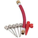 JIFNCR 7Pcs Ball Pump Nadeln mit Schlauch für Fußball Basketball Fußball Volleyball Rugby Netball Handball Wasserball Bälle Luftpumpen Zubehör