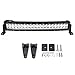 Willpower Barra de luz LED curvada de 22 pulgadas, 120W spot flood combo Luz de trabajo con soporte de montaje para 4x4 Off Road Boat SUV UTE ATV Truck