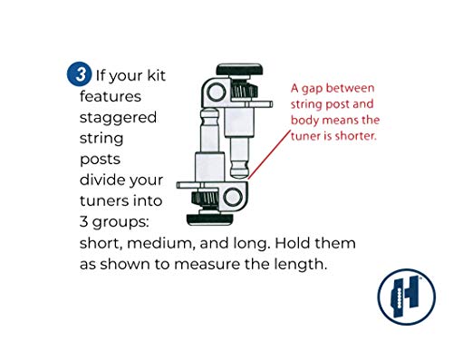 Hipshot Grip-Lock 6 inline Enclosed 21mm Post Locking Tuners - Chrome - Thumbnail 4