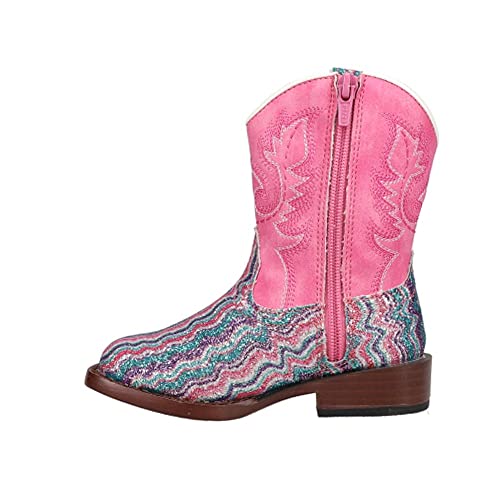 ROPER Baby Girl's Glitter Waves (Toddler) Pink 5 Toddler M3