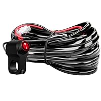 Lot De 2 Interrupteurs Guidon Moto/VTT 22 Mm - Étanche IP65 - 12V 10A - Pour Phares, Accessoires - Installation Facile