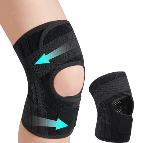 #VerdientProvisionen<br>Kniebandage Meniskus für Damen und Herren kniebandage meniskus Knieschmerzlinderung Knieban dage verstellbare Arthritis Laufen Meniskusriss Wandern Sport (XL)