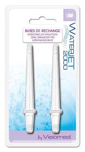 Visiomed - Kit de 2 cabezales para irrigador bucal Water Jet 2000