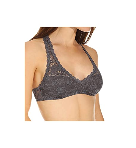 Cosabella Women's Say Never Racie Racerback Bralette, Anthracite, Medium