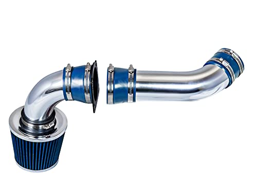 Rtunes Racing Cold Air Intake Kit + Filter Combo BLUE Compatible For 97-00 Ford Explorer/Ranger V6 4.0L SOHC