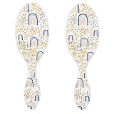 Wet Brush Kids Detangler Hair Brushes - Rainbows - Midi Detangling Brush With Ultra-Soft IntelliFlex Bristles Glide Through Tangles With Ease - Pain-Free Comb For All Hair Types (Pack of 2)