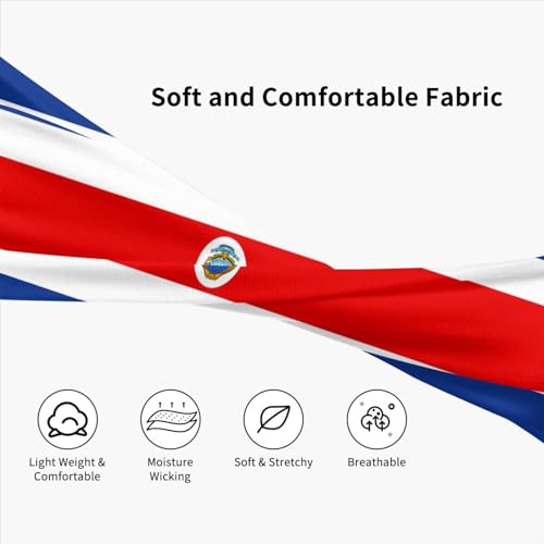 Image of Cute Flag Headbands Women Men Flag Sweatband Sports Headband for Running, Cycling, Yoga Gym, Working Out