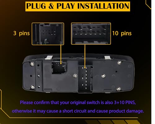 image for ZAPOSTS Master Power Window Switch for 2009 2010 2011 2012 Ram 1500,Ra