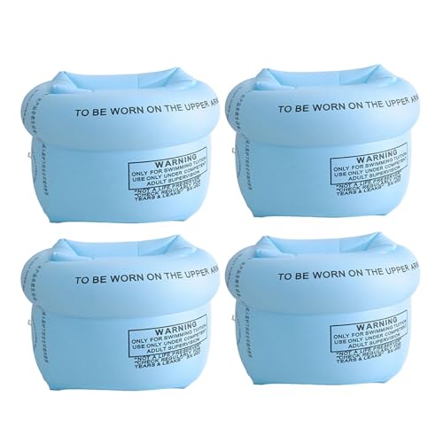 Alvivi 4 Pack Brazaletes Inflables para Natación