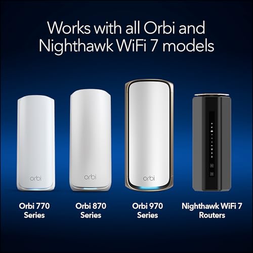 Image of NETGEAR WiFi 7 Wall Mount Kit (RBEWM-10000S) Compatible with Orbi & Nighthawk WiFi 7 Systems, White