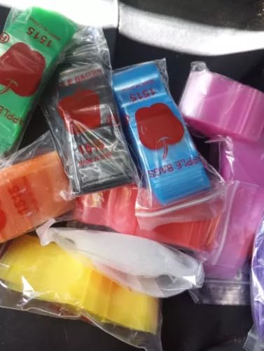 Generic 600pcs Mini Zip-Top COLOR TINTED Baggies - FULL SIZE: 1.5