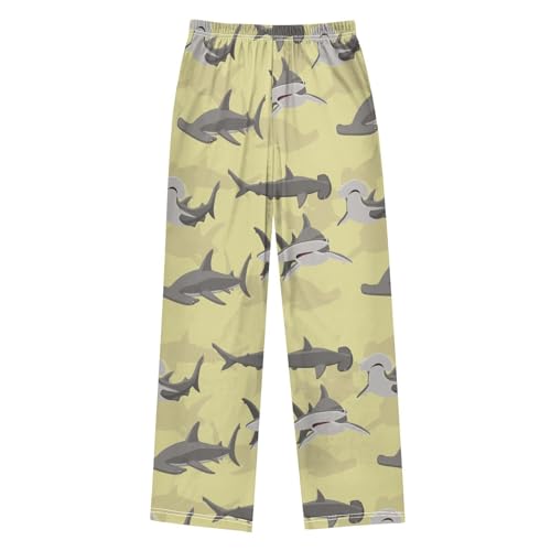 Great Hammerhead Boys Pants Boys Athletic Pants Long Pant for Boy with Pockets Wide-Leg Size 6-14Y2