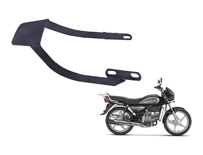 KSHEERI Splendor Bike Heavy Metal Body Black Tail Light Support Carrier Heavy Duty Guard for Splendor Plus & Pro Bs-4, Bs-6 (Pack-of 01)