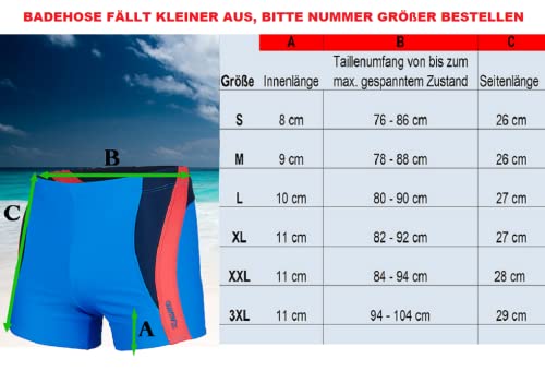 Maillot de bain pour homme extrêmement résistant short de bain confortable - 6