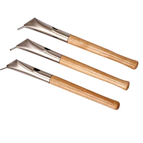 EXCEART Batik Stifte Set 3 Stück Wachs Stift Werkzeuge Für Kreative Malerei Und Keramik Töpferarbeiten 6.9 Zoll Länge Multifunktional Künstlerbedarf