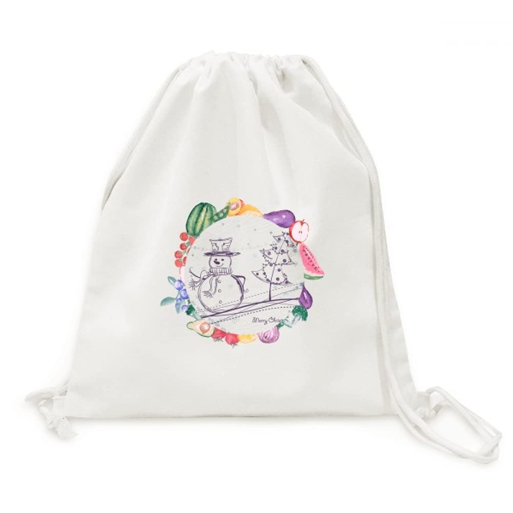 Beauty Gift le bonhomme de neige sac en tissu pliable poétique - 6
