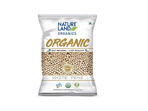Image of Natureland Organics Sunflower Oil Jar, 5 L & Natureland Organics White Peas 500 Gm - Organic Peas