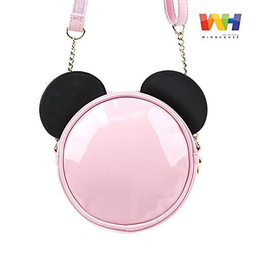 Winghouse X Minnie 3D Glitter Hair Bow Crossbody Mini My First Purse Small Chest Sling Bag With Adjustable Shoulder Strap For Toddler Little Girls (2-4Y) #TOP2