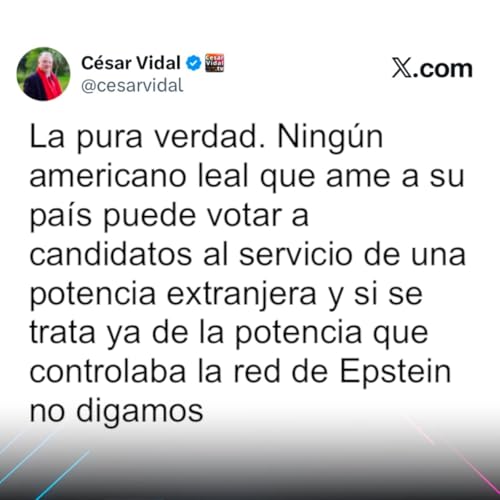 El Post de la Hora | C&eacute;sar Vidal &laquo;No votar a candidatos al servicio de una potencia extranjera&raquo;