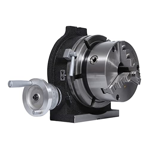 HV-4 Vertical And Horizontal Indexing Plate Rotary Table For Precision Milling Machine Indexing Head With Flange 80mm Chuck,DIY Tools