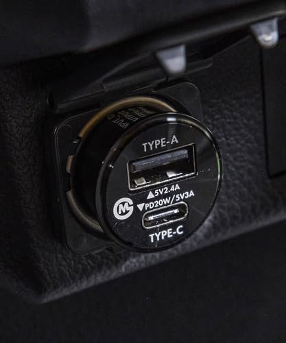 GORDON MILLER 車用 アルミソケット TYPE A/TYPE C DCソケットタイプ ブラック 1675815