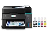 Epson EcoTank ET-4955 Wireless All-in-One Color Supertank Printer, Refillable Tanks, 2.4' Color Touchscreen, Auto...