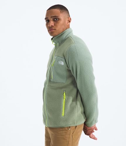 THE NORTH FACE Men's Yumiori Full Zip Jacket | Lightweight Fleece Coat With Embroidered Logo, Zip Pockets2