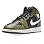 Black/Medium Olive/White