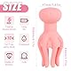 GKLWEJ Nippel Vibrator, 2 Pcs Silikon Nippelvibrator für Frauen mit 10 Vibrationsmodi, Elektrische Brustmassagegeräte, Brustwarzen Stimulator für Sie, Vibratorensets für Frauen Nippel