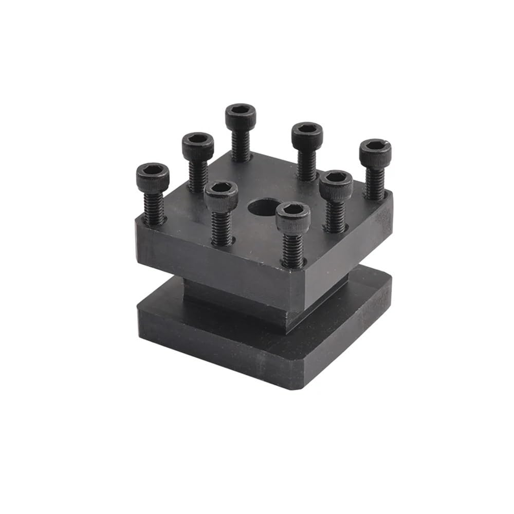 Soporte metálico for portaherramientas cuadrado, For con tornos WM210V-212, BHC210, HS210, JY210V, CTC210, repuestos universales(Quenching)