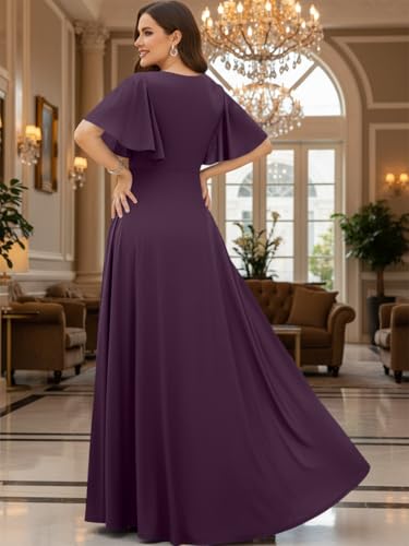 Image of KOH KOH Womens Long Elegant Bridesmaid Evening Cocktail Modest Maxi Dress