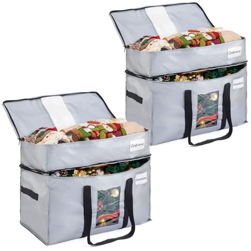 TAILI Bolsas de mudanza de doble capa, artículos esenciales para mudanzas, asas y cremalleras resistentes, almacenamiento de ropa, embalaje, bolsas para la colada (PLATA, paquete de 2)