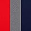 Red, Navy, Grey