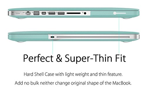Ueswill Compatible With Smooth Soft Touch Matte Hard Shell Case For Macbook Pro 13 Inch With Cd-Rom (Non-Retina) Model A1278, Green #TOP5