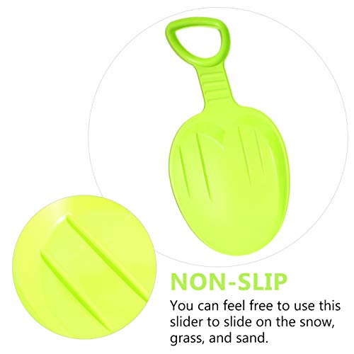 BESPORTBLE 2Pcs Crianças Board Ski Trenós De Neve Trenó De Plástico Pad Crianças Trenó Esqui Snowboa