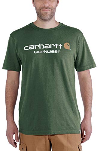 Carhartt workwear 101214 - Logo núcleo camiseta camisa de trabajo de manga corta