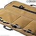 Savior Equipment Specialist Single Long Gun Bag Tactical Padded Soft Case w/Padded Handle Carrier, Adjustable Sling, Dual Lockable Zipper, 55 Inch FDE